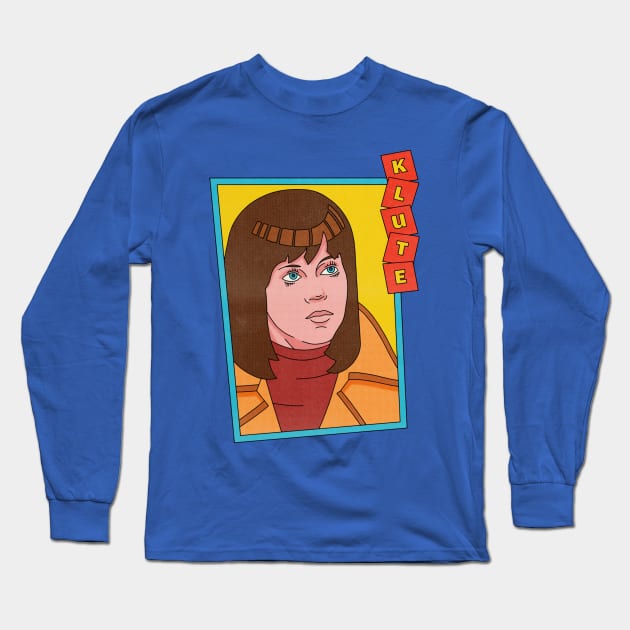 Jane Fonda - Klute Long Sleeve T-Shirt by BryanWestArt